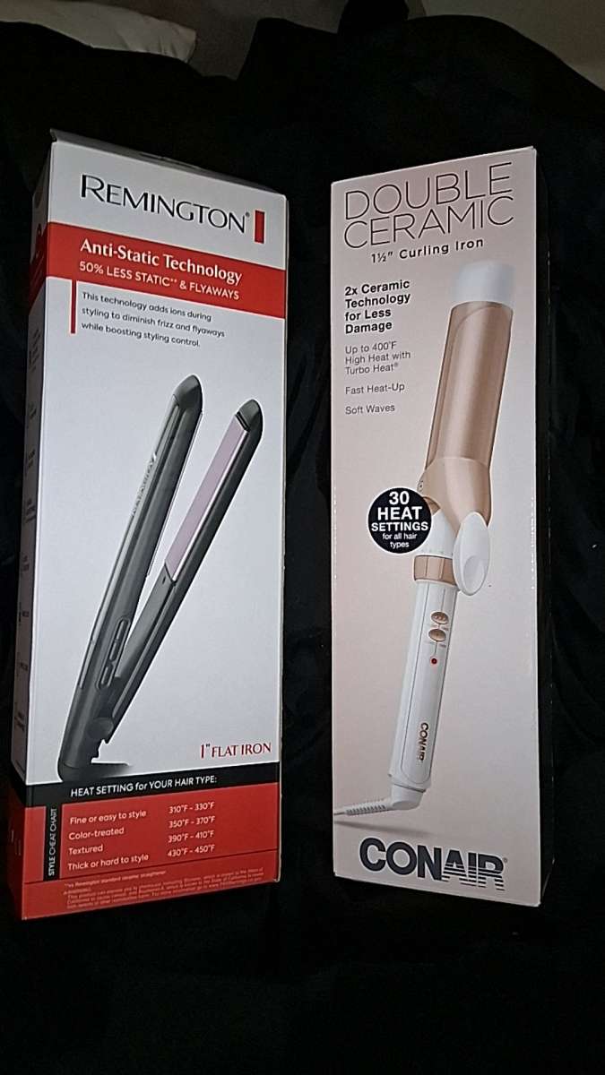 curling iron and straightener  i will ship  I have cashap