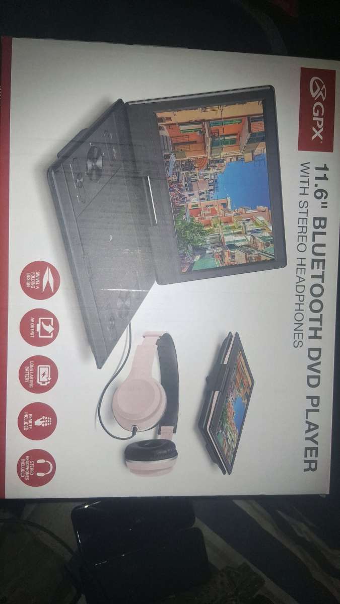 GPX Portable Bluetooth DVD Player