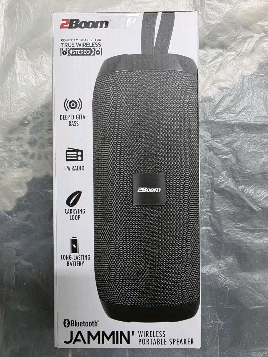 2Boom Jammin Bluetooth Wireless Speaker