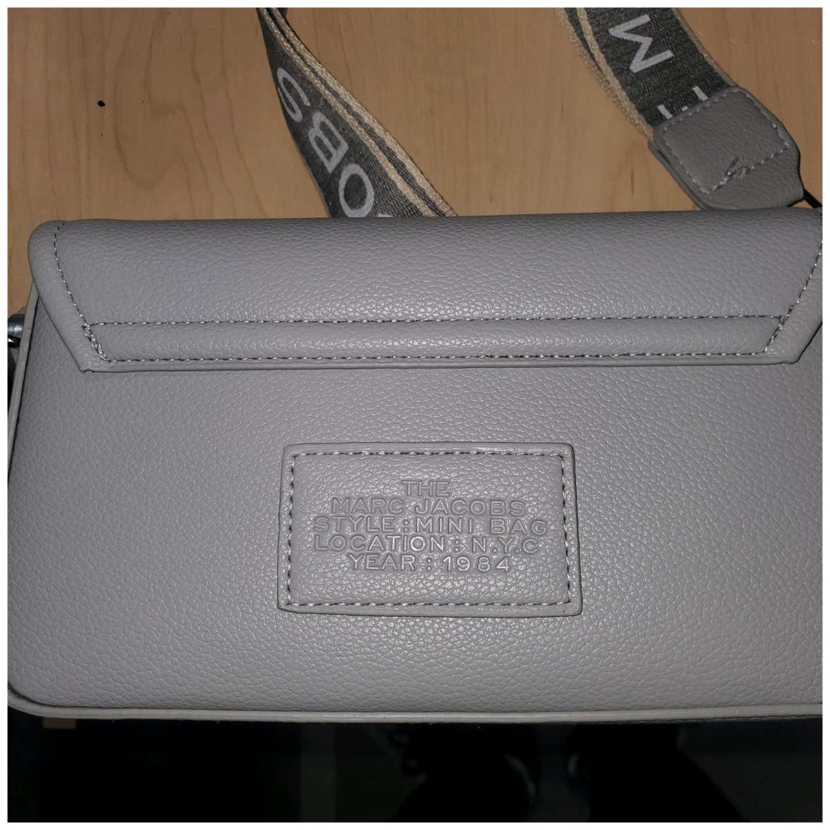 Marc Jacobs Light Gray Mini Belt Bag