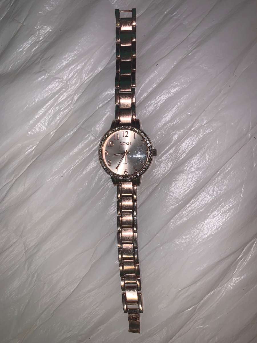 xoxo gold plated watch