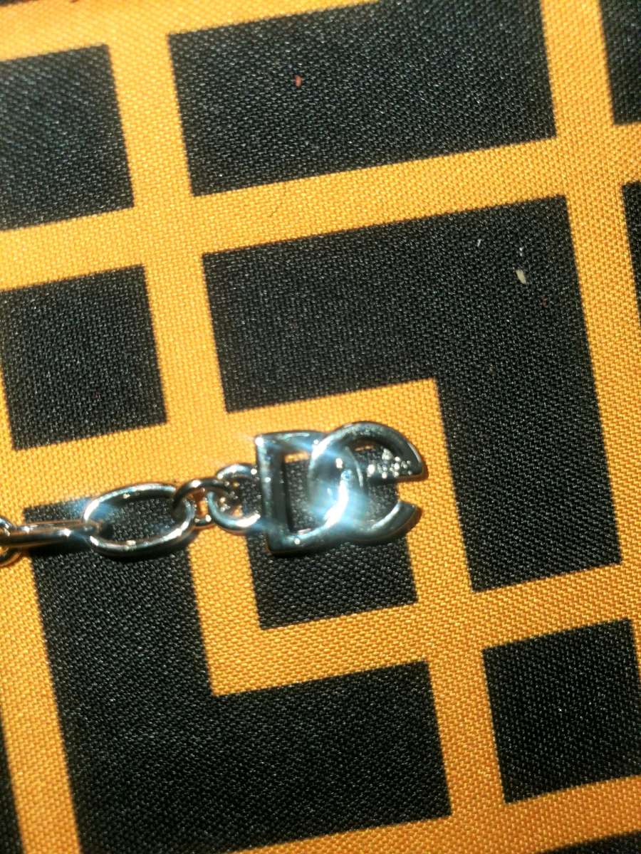 Dolce  Gabbana Elegant Silver Bracelet with Crystal Accents