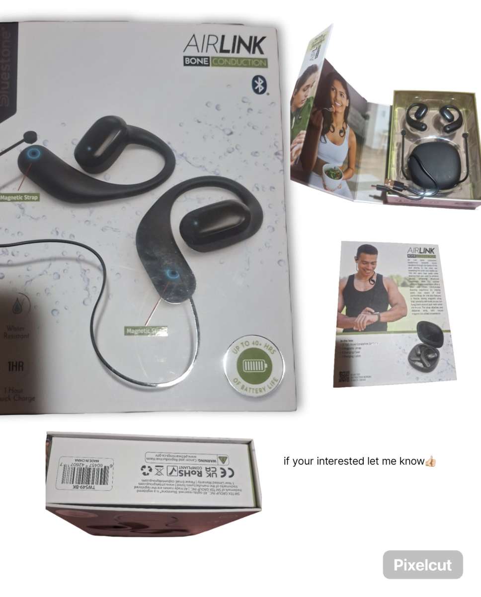 RescentedBrand new bone conduction Bluetooth headphones