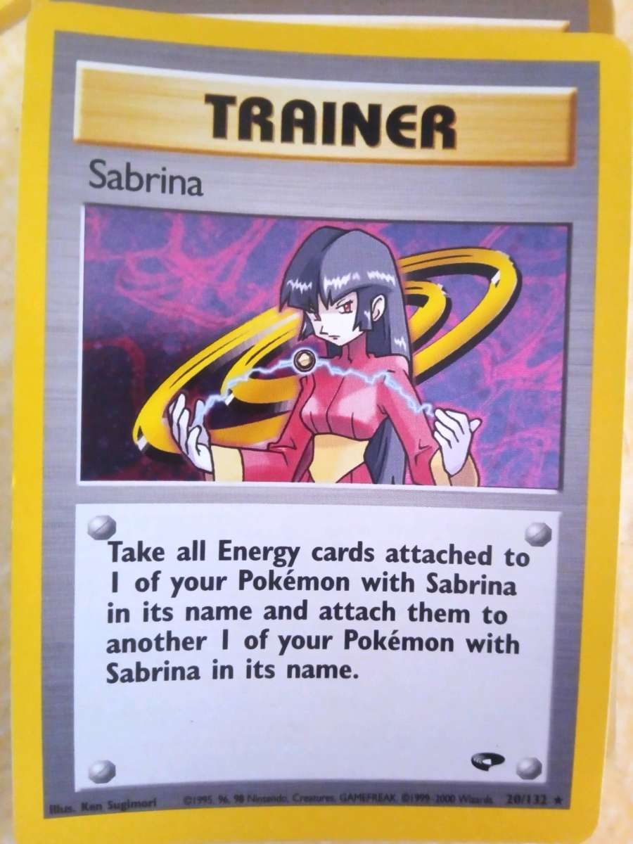 Sabrina pokemon cards