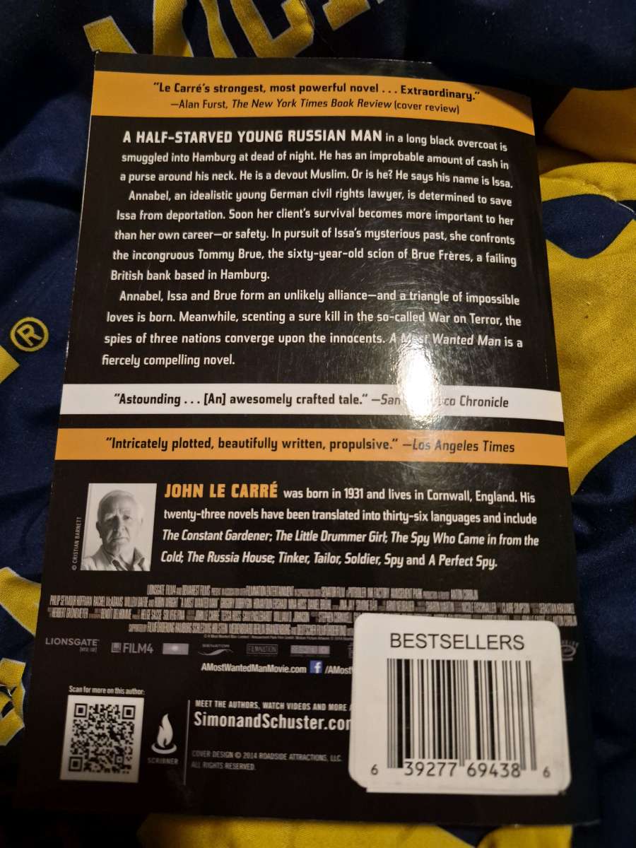 BRAND NEW copy of A MOST WANTED MAN by John Le Carre