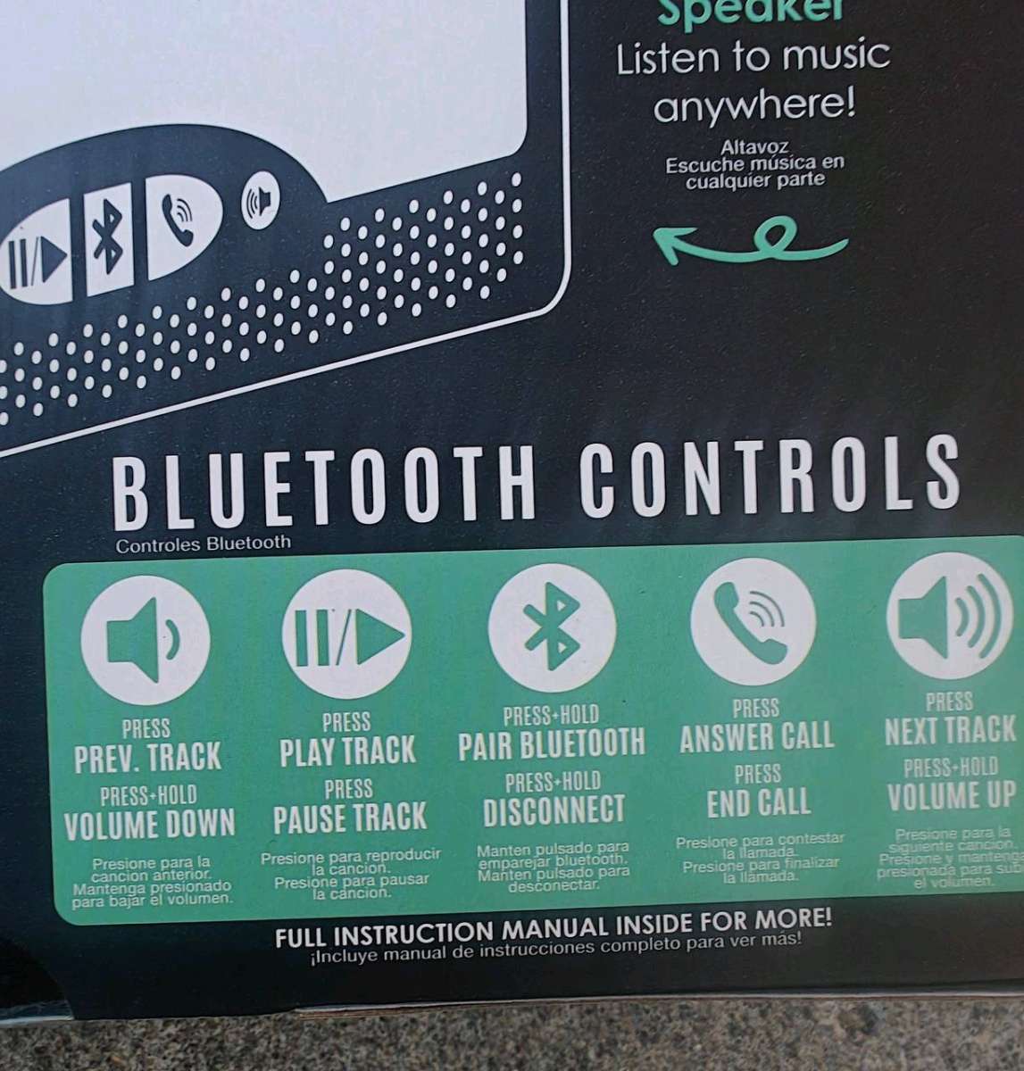 Bluetooth speaker Shower Mirror with Lights  Bluetooth Speak