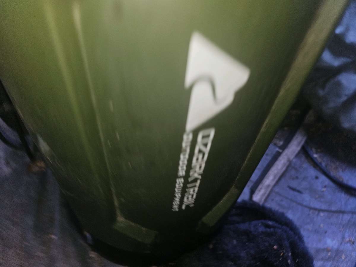 propane heater  and hook up that connects to a big tank