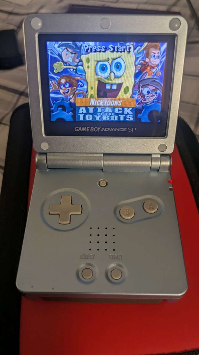 Game Boy Advance SP Model AGS101 with Case and Charger