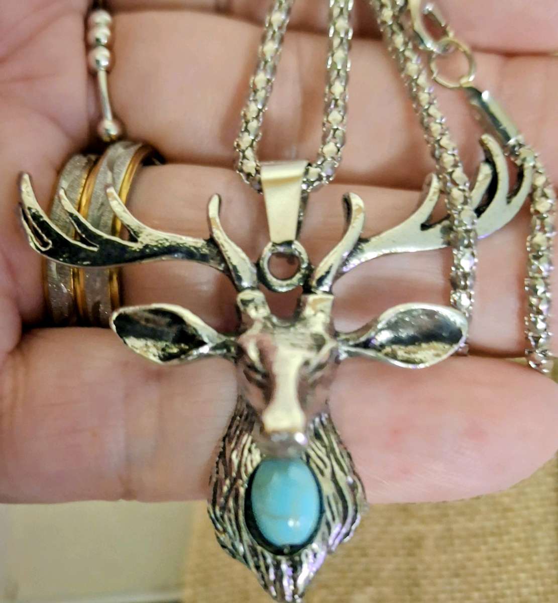 Deerhead necklace I cant