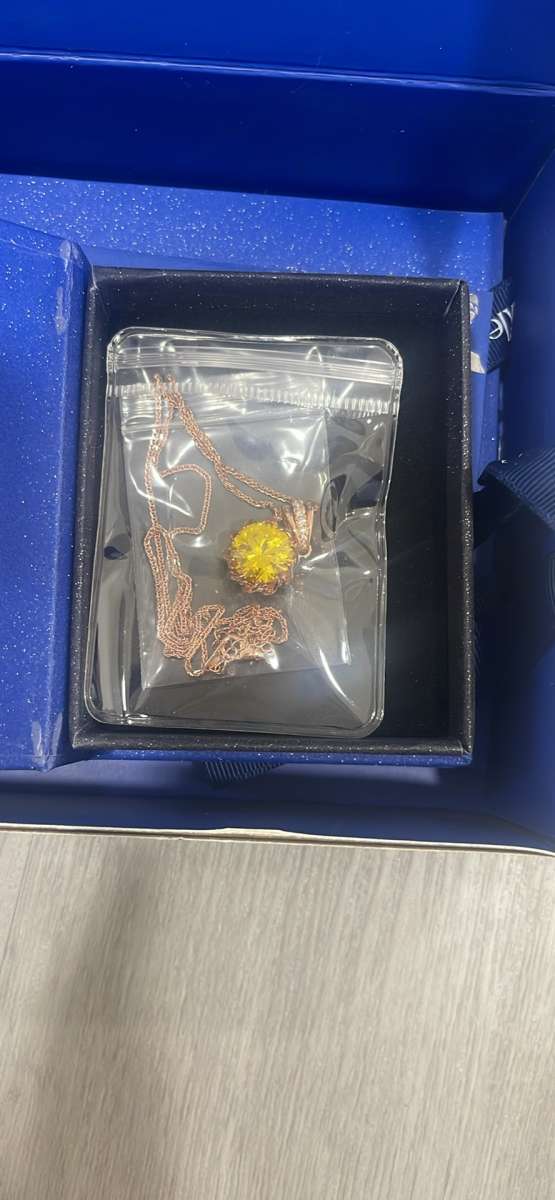 60 Carat 12mm Round Cubic Zirconia Pendant Necklace