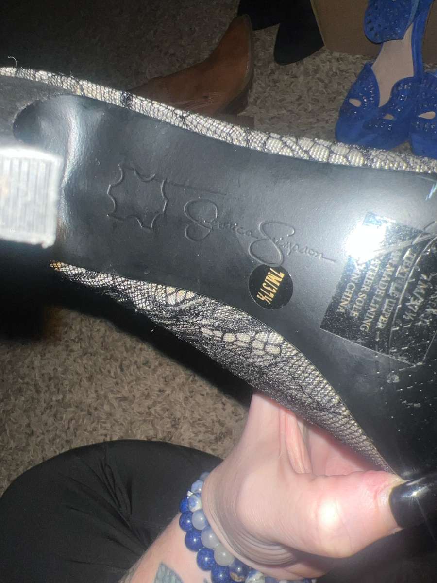 Jessica Simpson Lace Heeled Booties