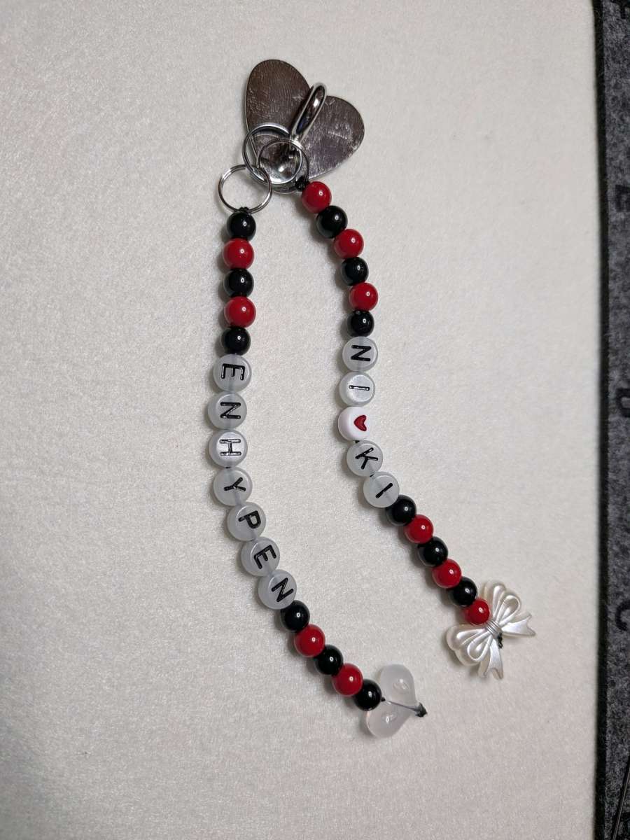 Handmade Enhypen inspired cell phone charm NiKi Ver