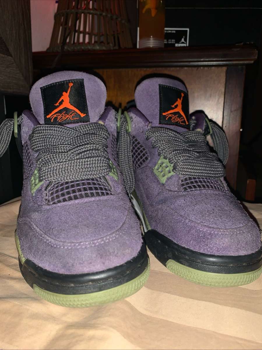 Jordan 4 air retro purple canyons