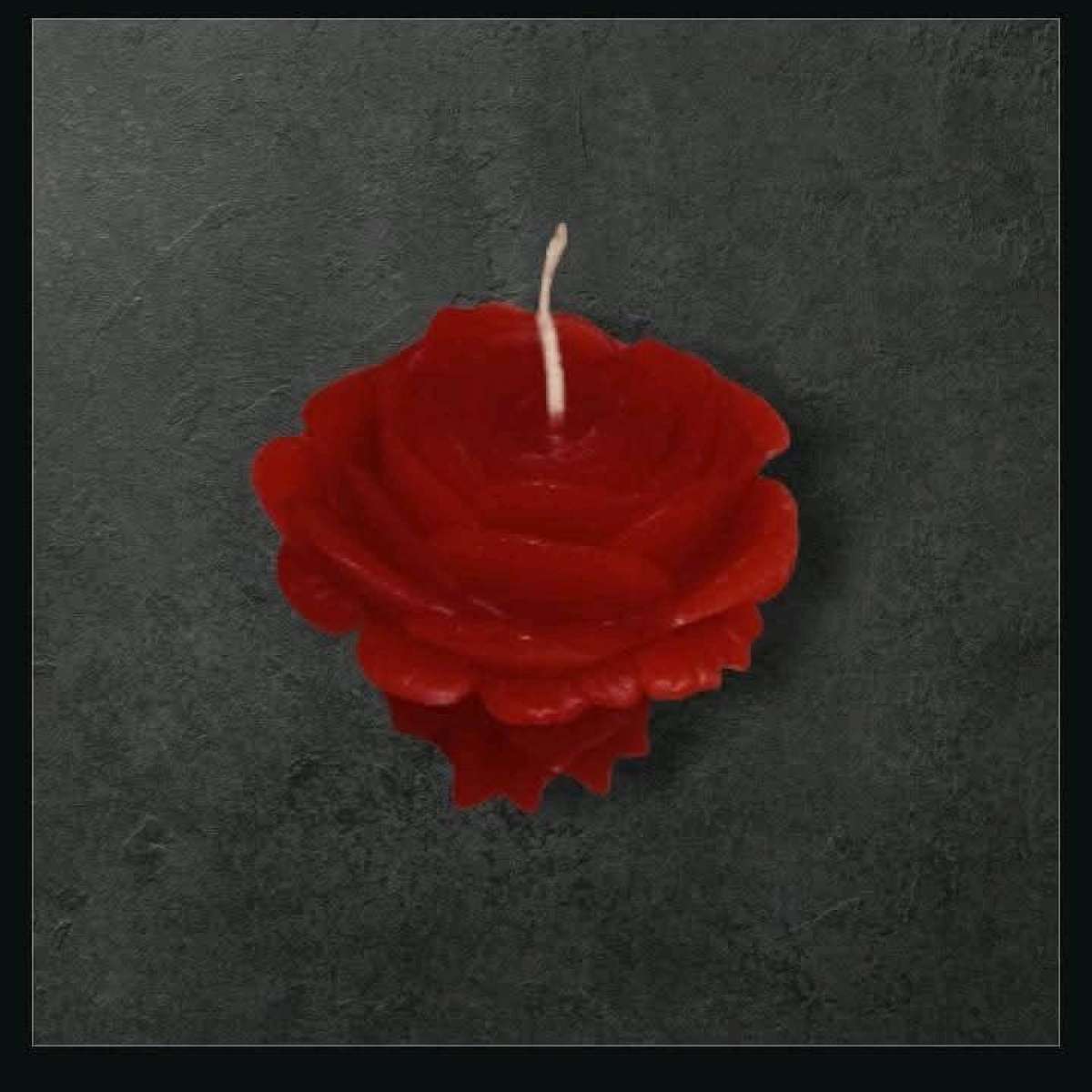 Red Rose Candle Set