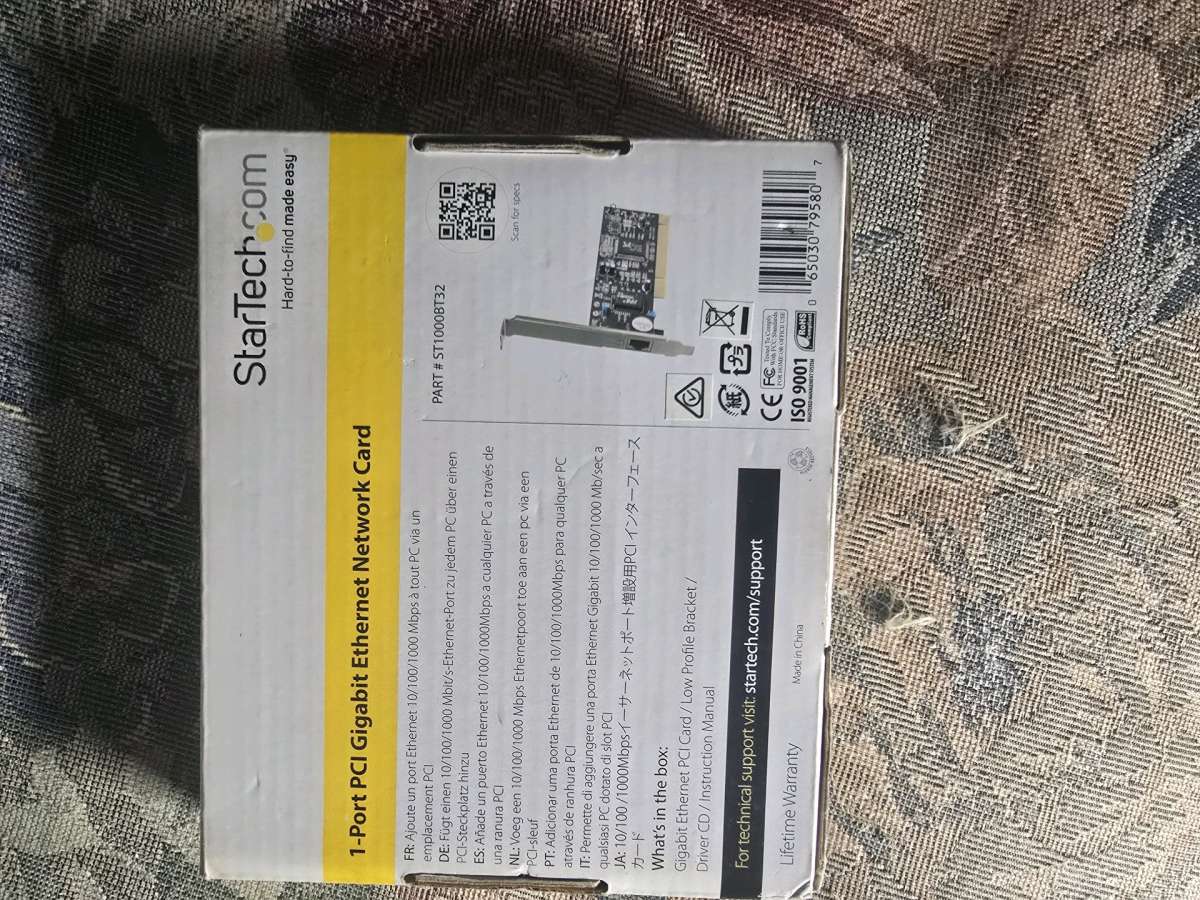 1 Port PCI Gigabit Ethernet Network Card