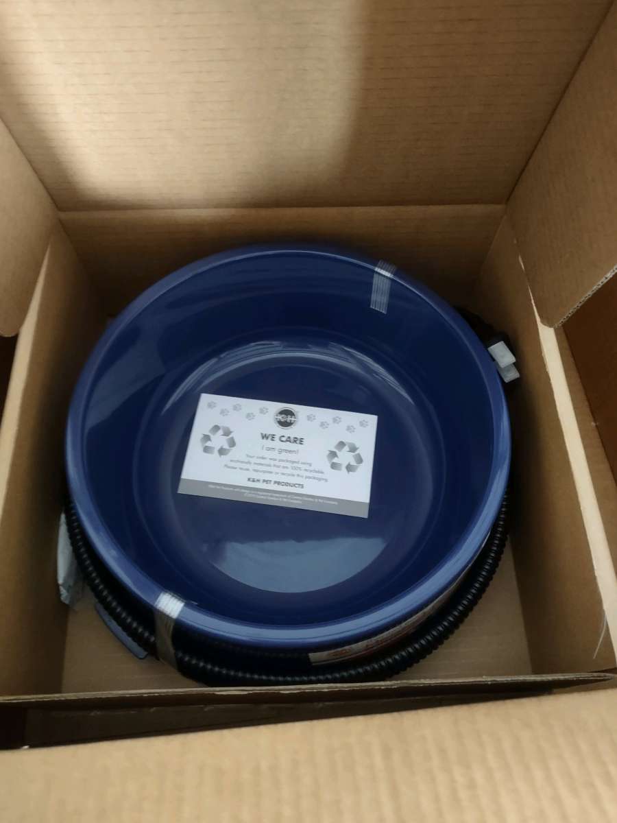 KH Pet Products ThermalBowl Heated Water Bowl for Cats  Dogs