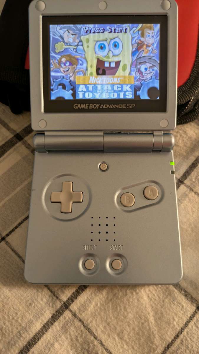 Game Boy Advance SP Model AGS101 with Case and Charger
