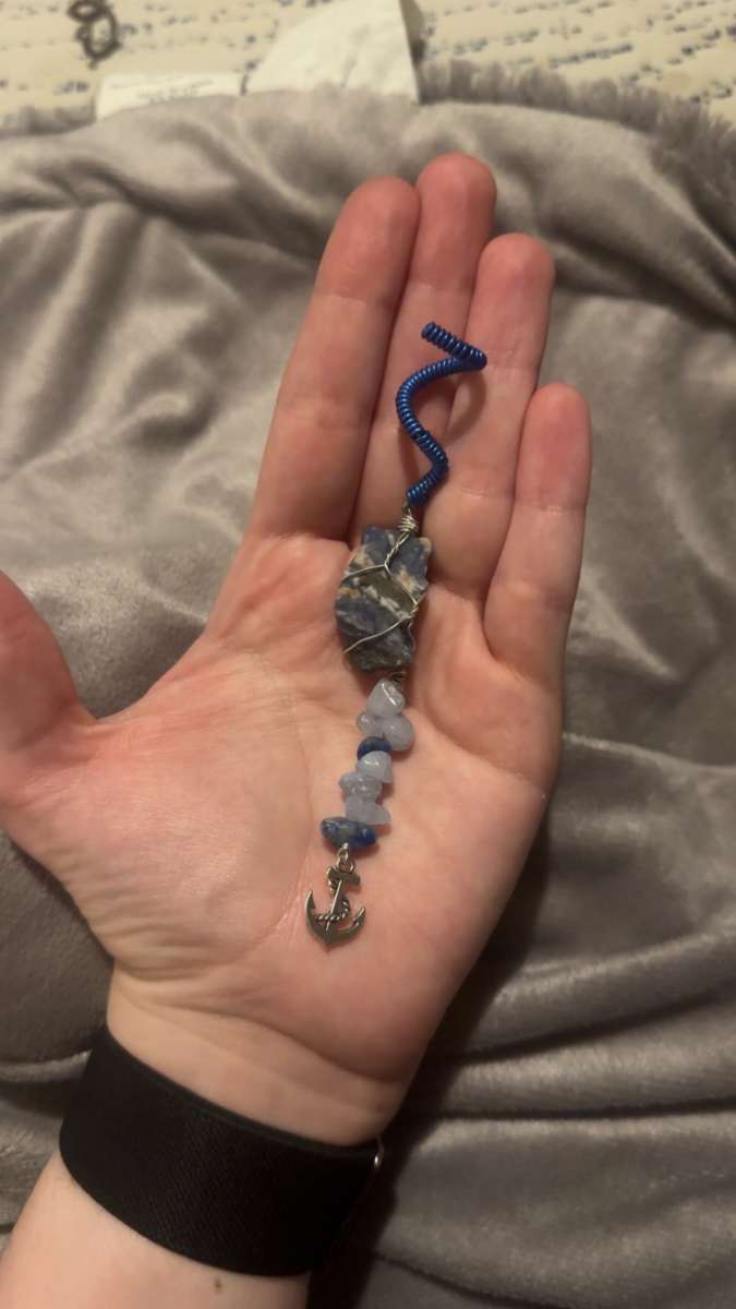 blue hair jewelry
