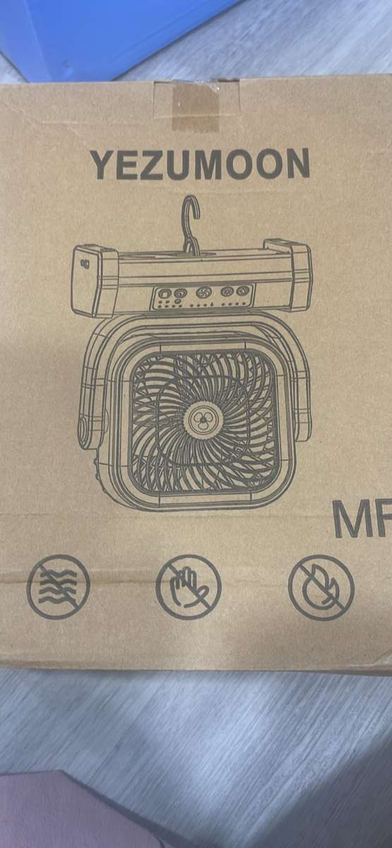 30000wAh LED Camping Fan with Remote 4 Speeds