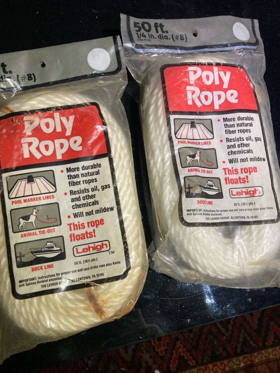 Lehigh 14 in x 50 ft Twisted Poly Rope