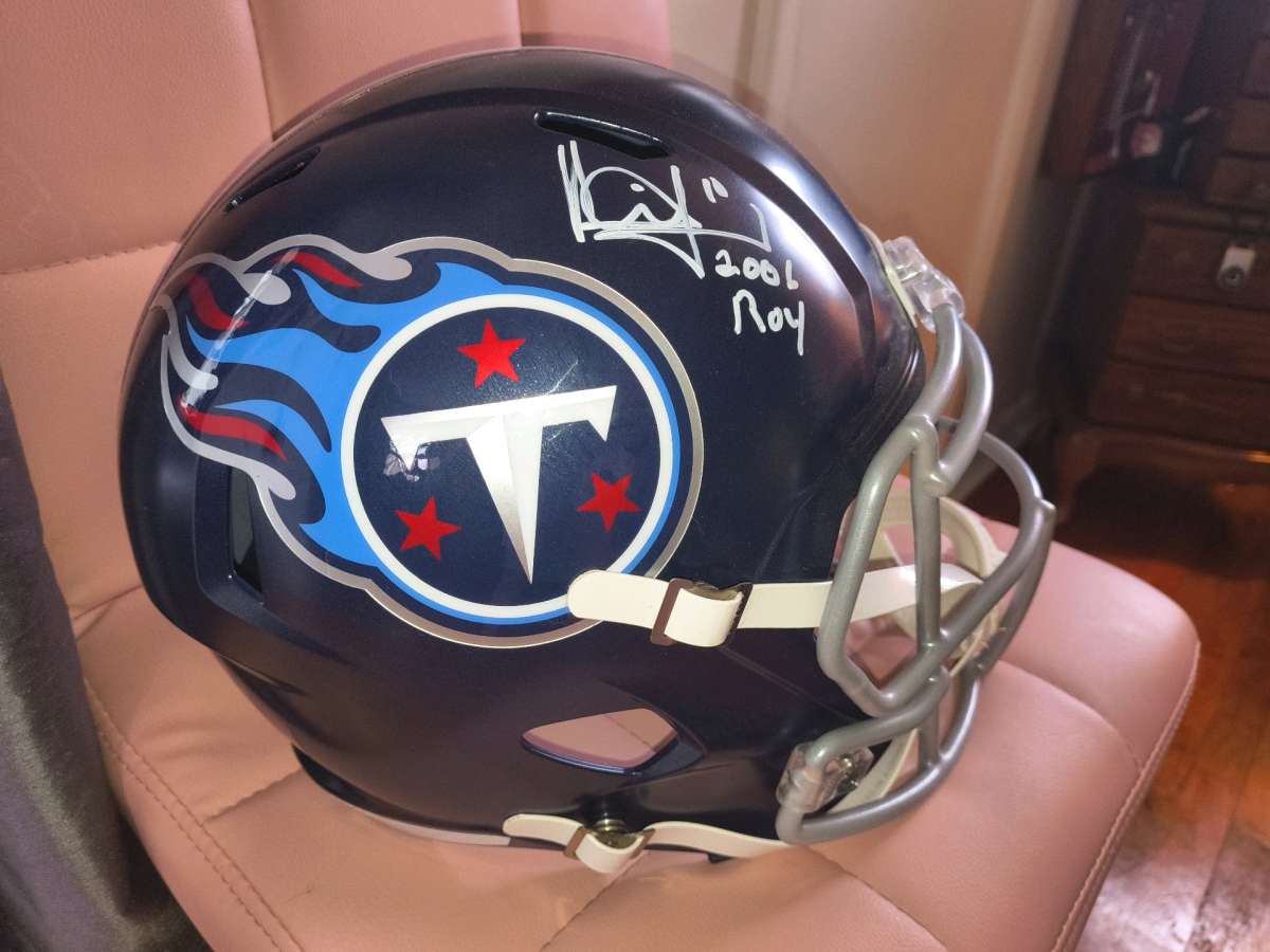 2006 OROY Autographed Vince Young Helmet