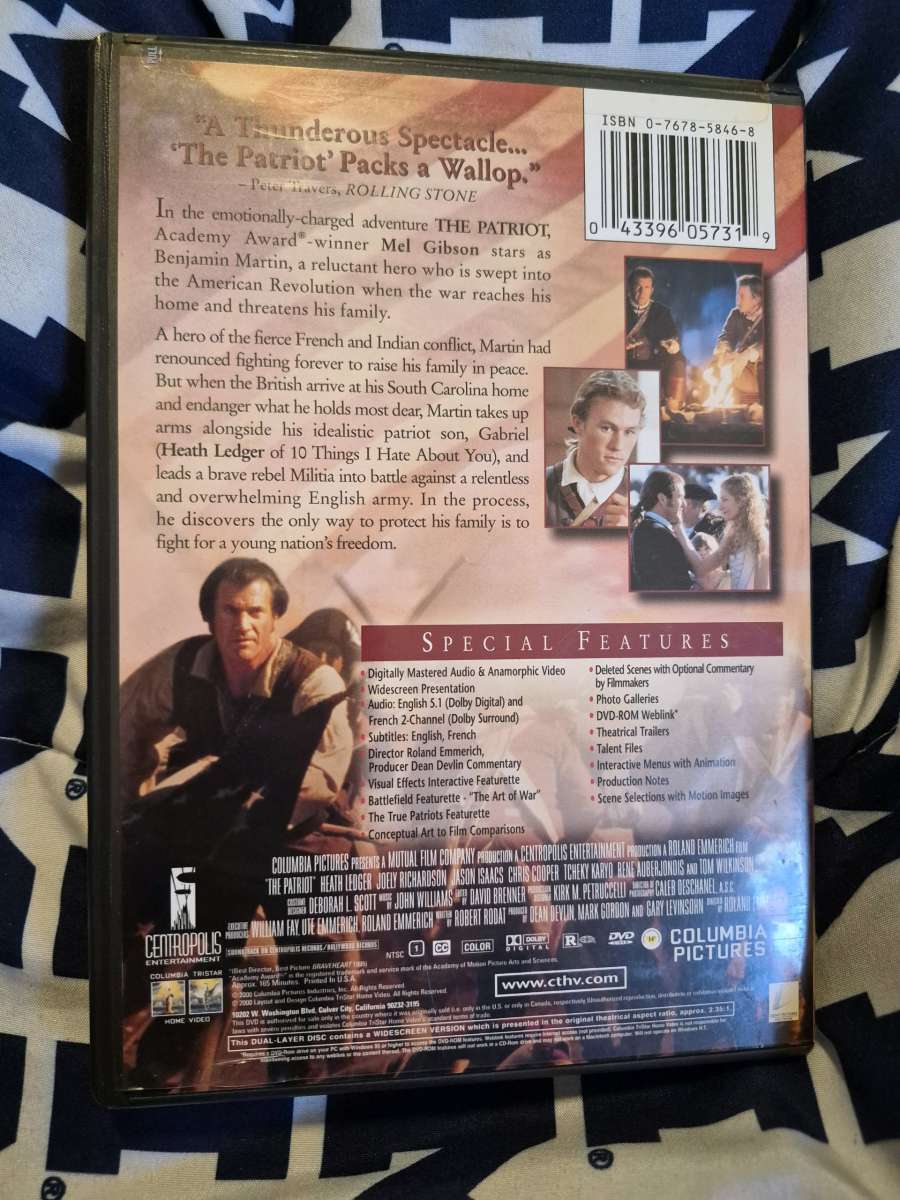 USED The Patriot DVD