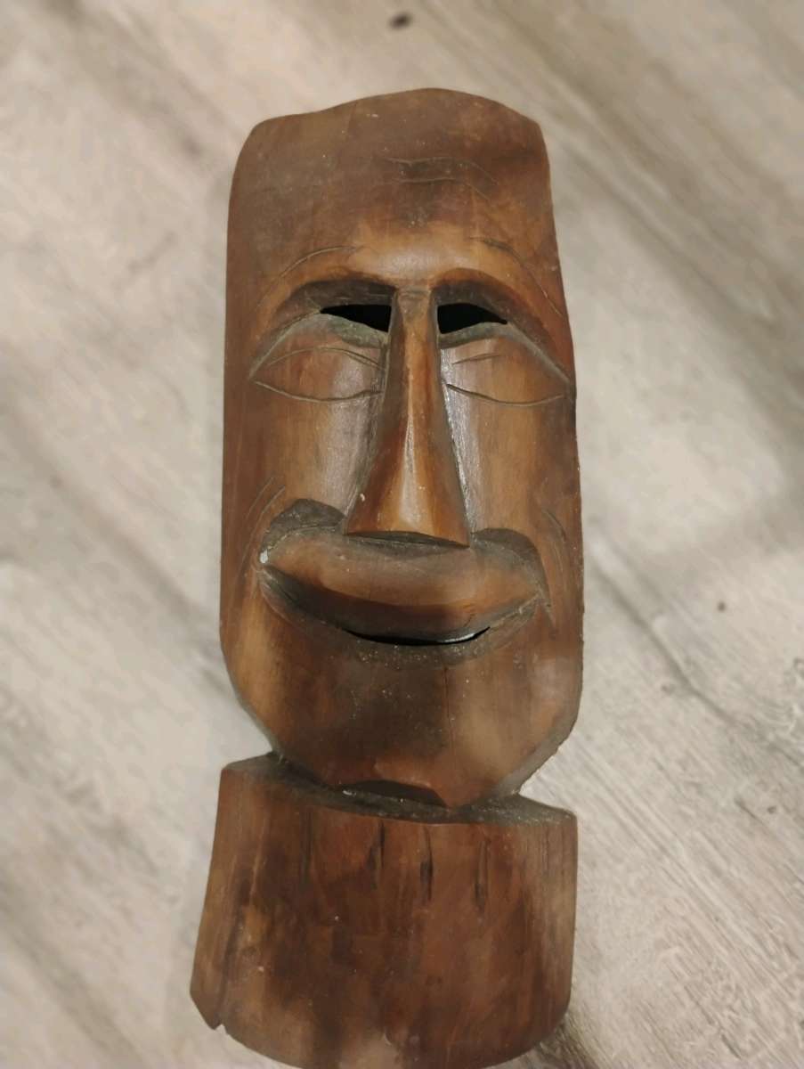 HandCarved Wooden Masks  Large Statement Wall Art Numbered