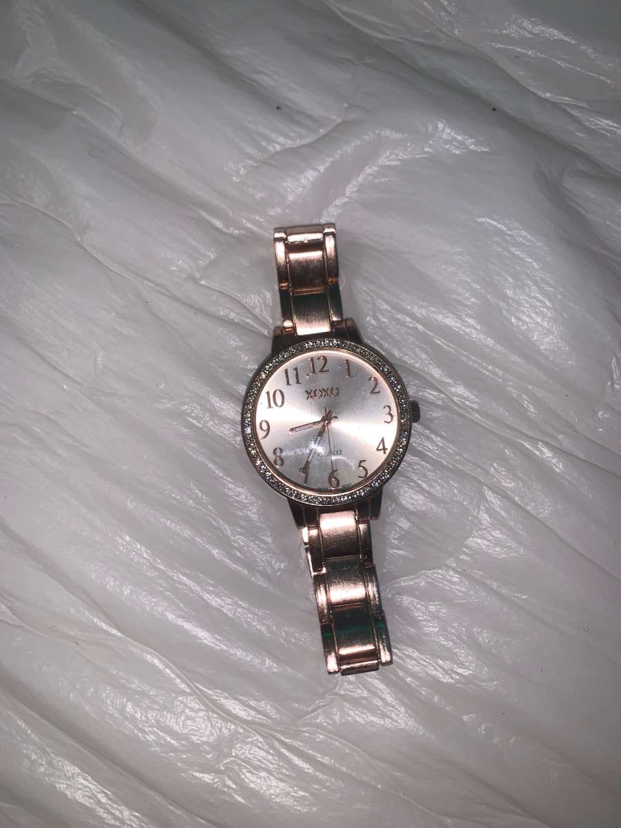 xoxo gold plated watch