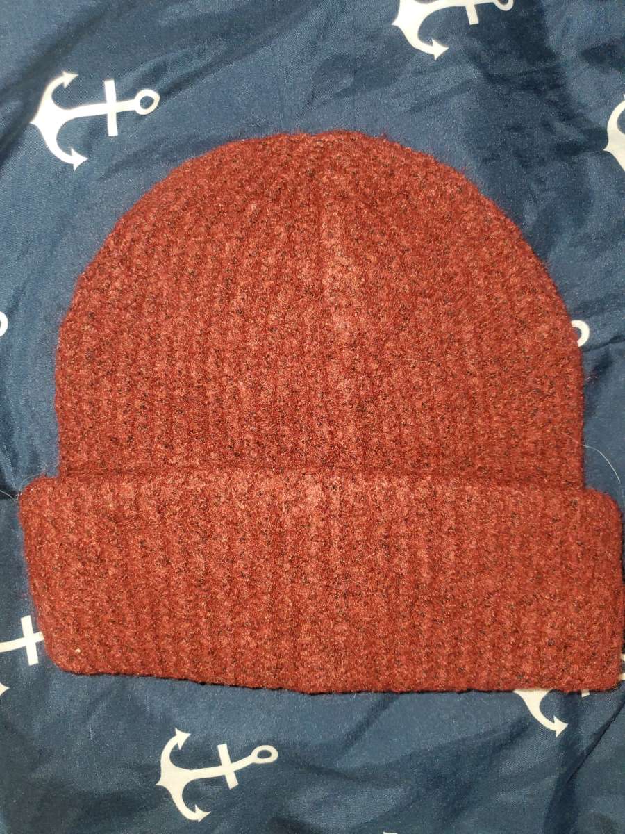 Celine Burgundy Knit Hat