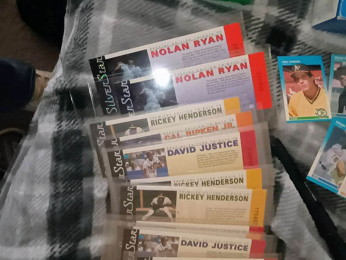 siverstar MLB tickets assorted