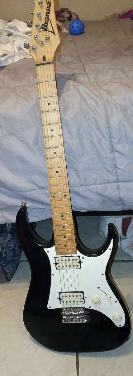 Ibanez left handed guitar