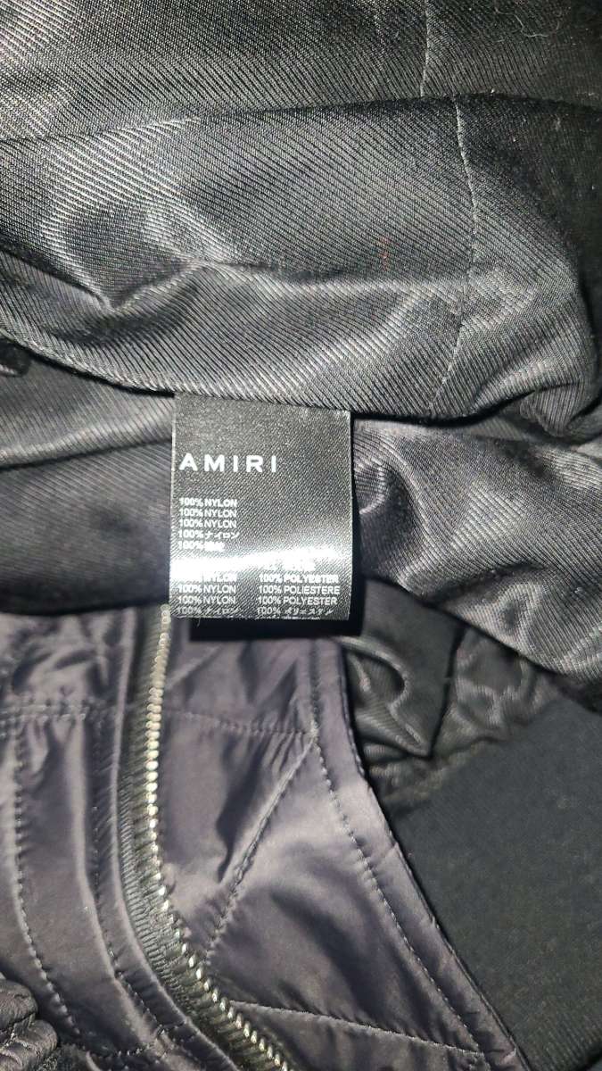 amiri jacket medium mens quilted