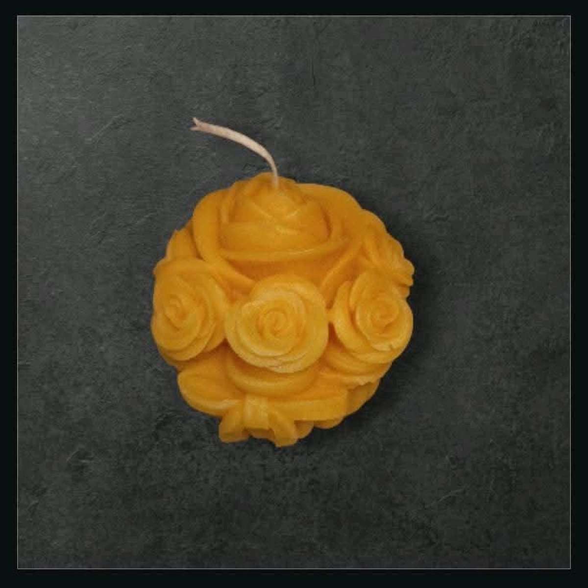 Yellow Rose Candle Set
