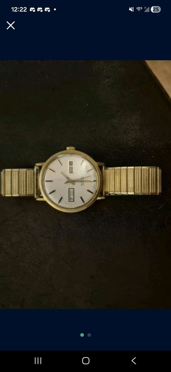 Tissot gold vintage watch