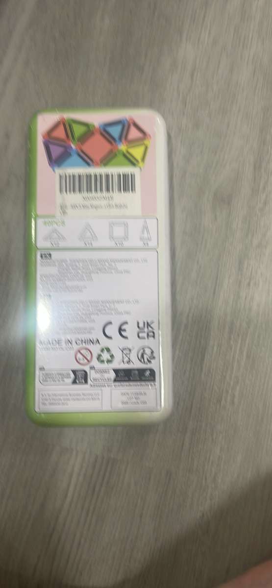 40PCS Mini Magnetic Tiles Toddler