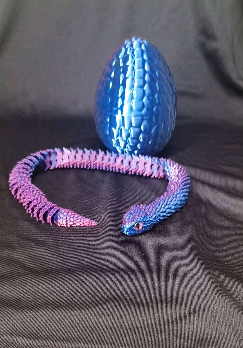 3d printer snake and dragons