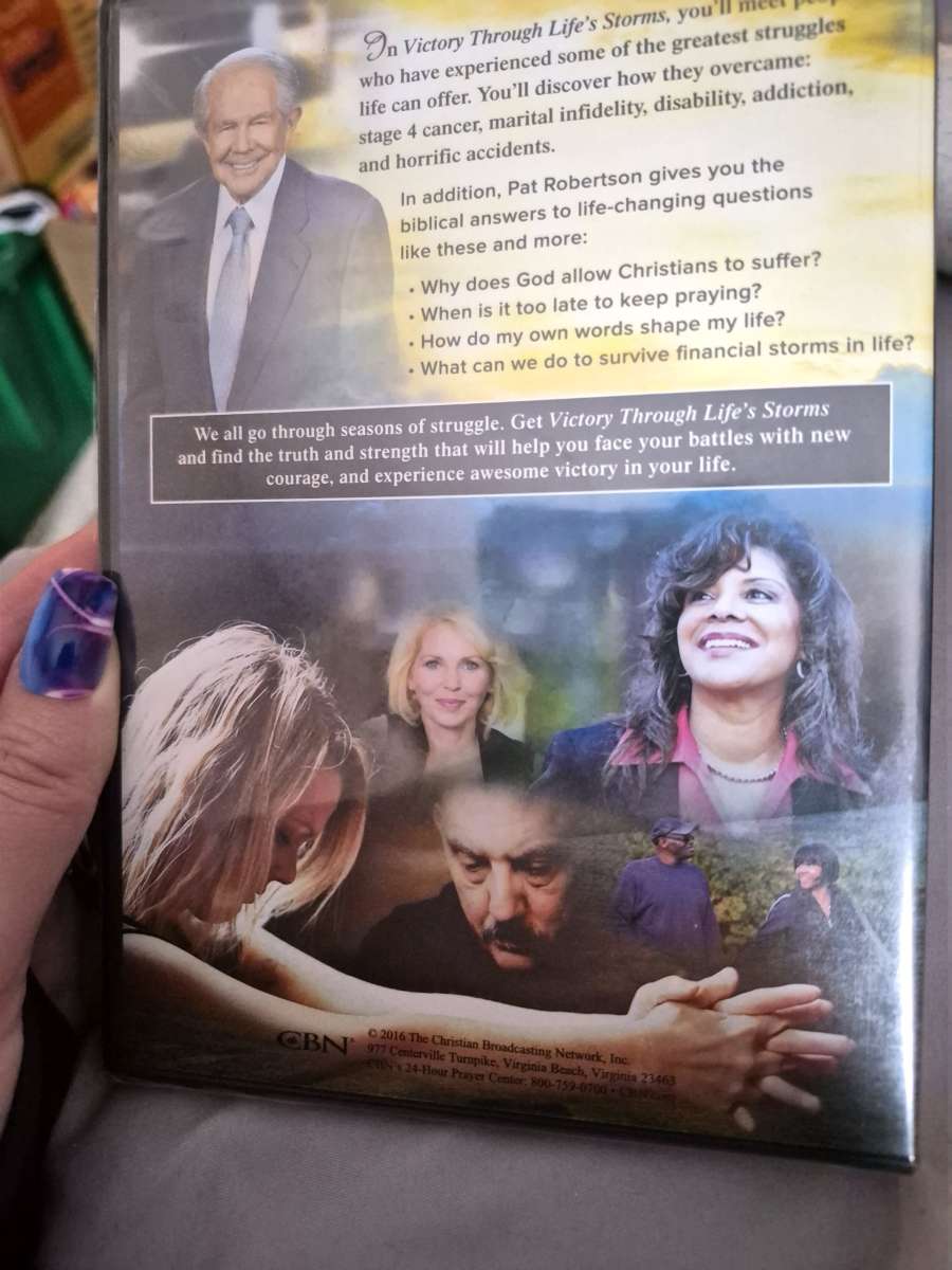 BRAND NEW SEALED Victory Through Lifes Storms Pat Robertson