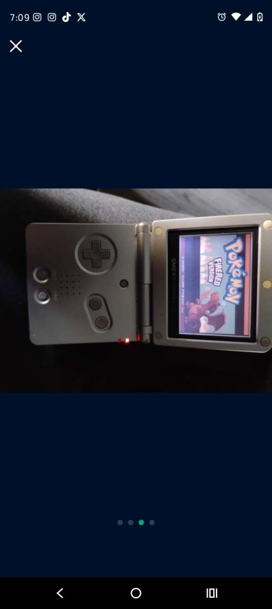Gameboy Sp Fire Red Bundle