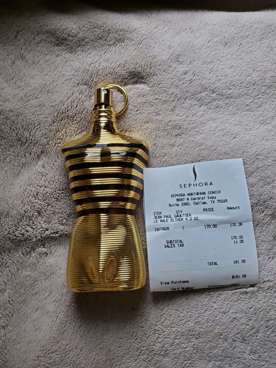 JPG LE MALE ELIXER NEW