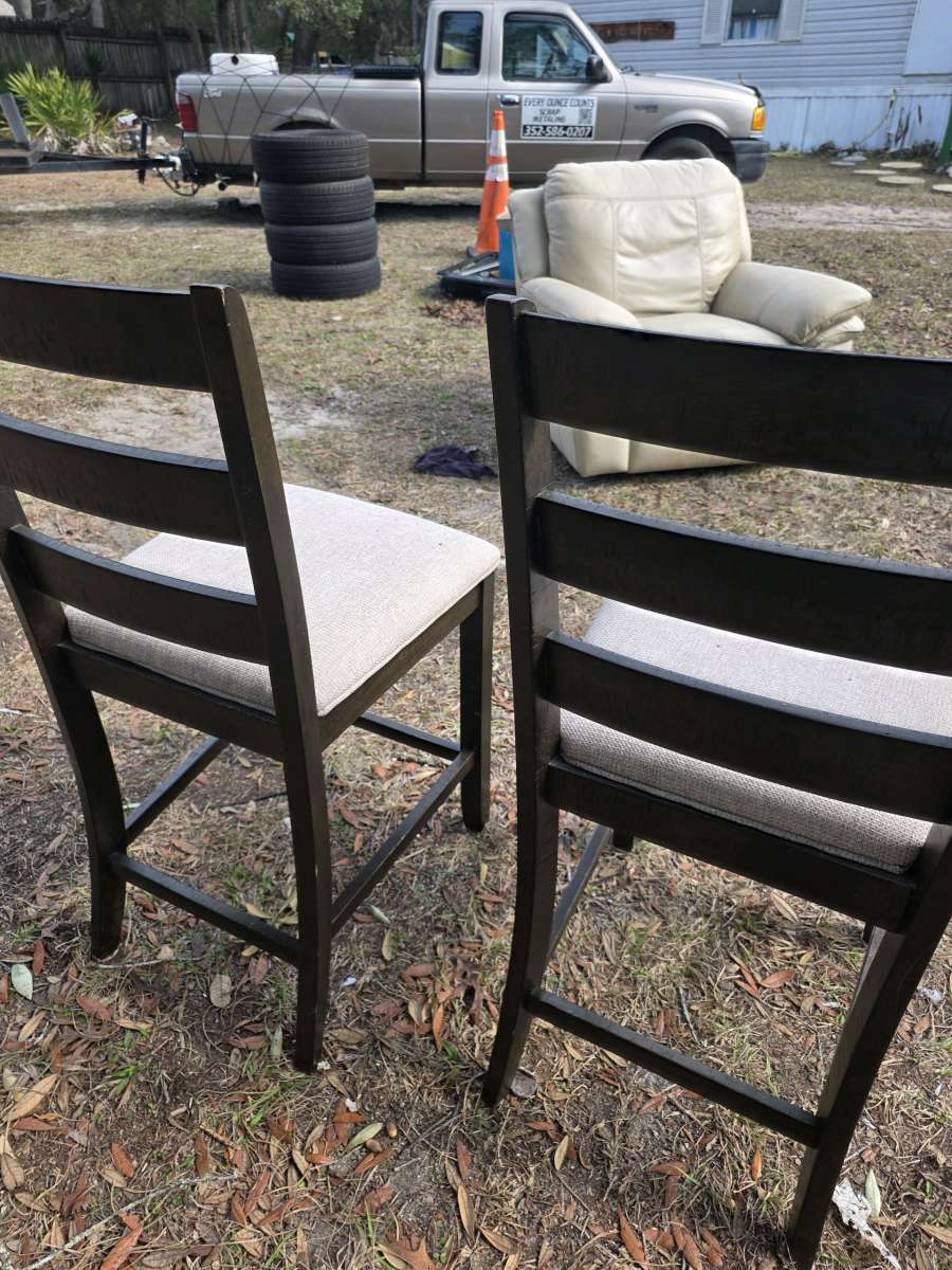 2 nice chairs solid wood