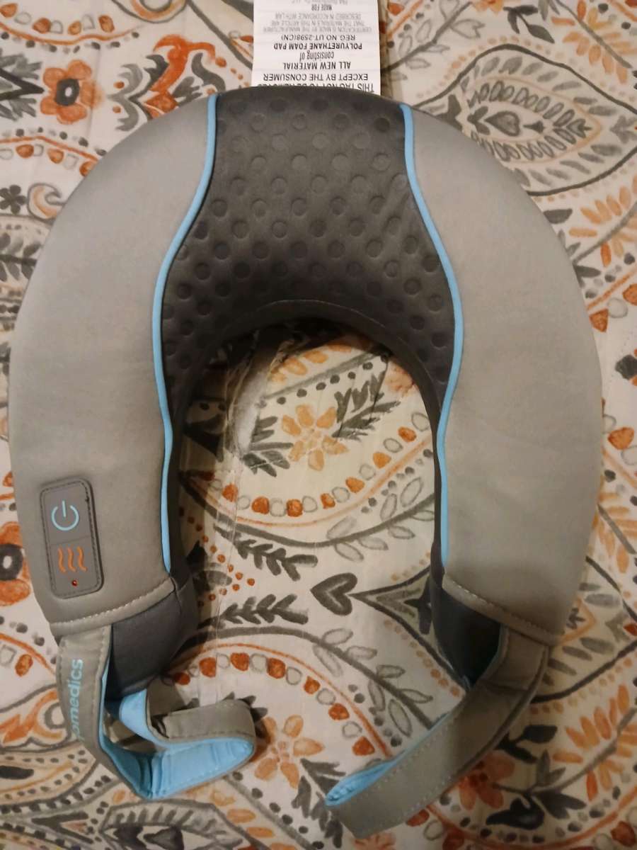 rechargable massaging neck pillow