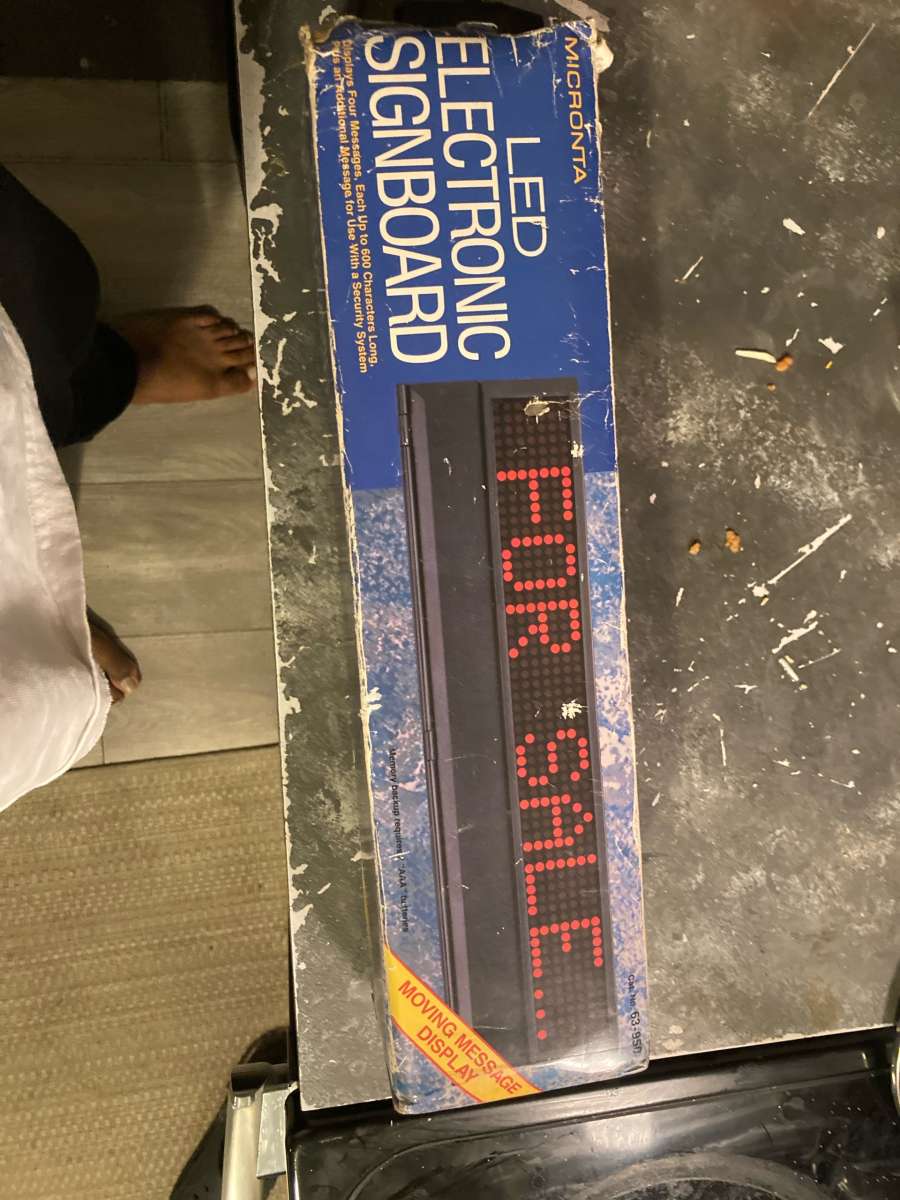 Micronta LED Electronic Signboard