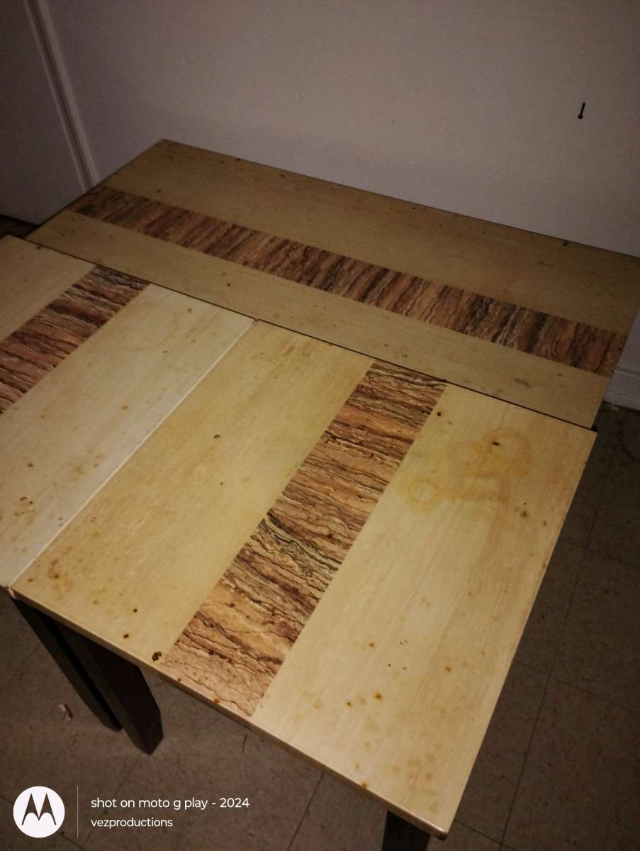 three piece living room table set