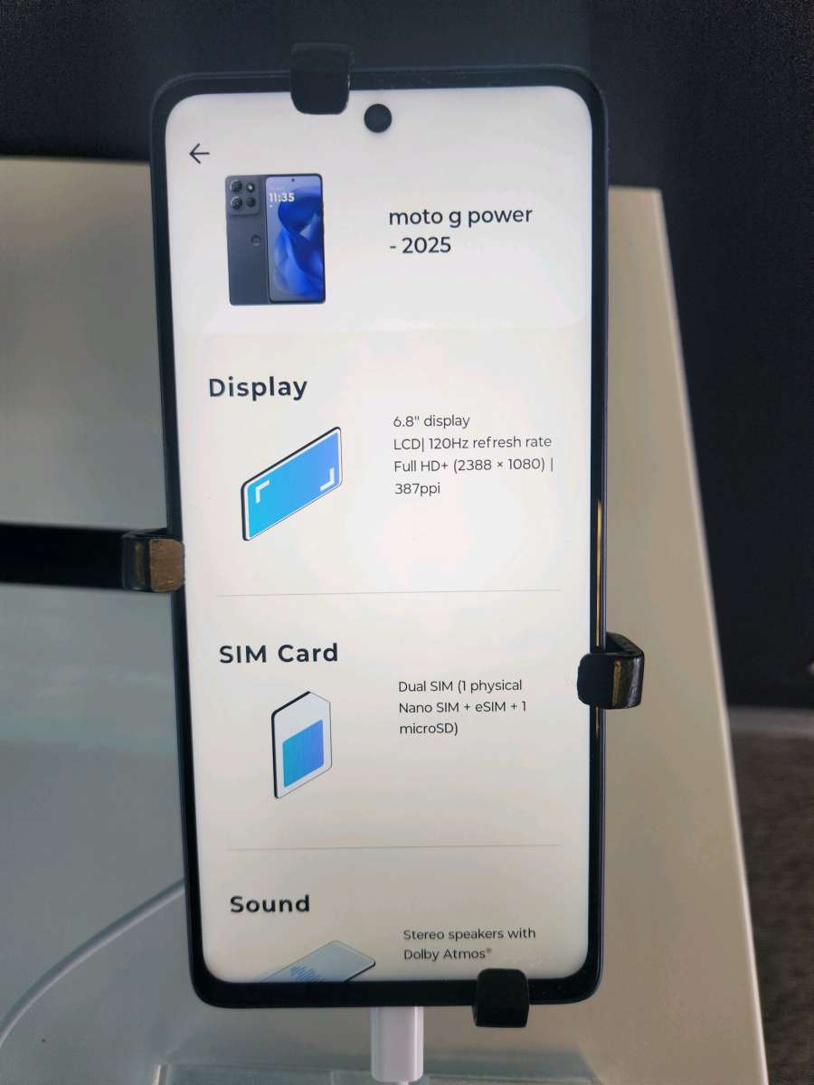 Motorola Moto G Power 2025 5G 128GB Blue