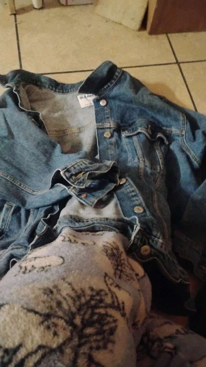 jean jacket black jacket and boots