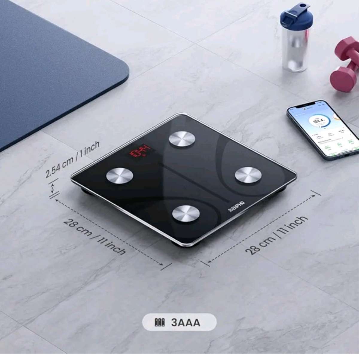 Digital LED Bathroom Smart Scale for Body Weight BMI BodyFat