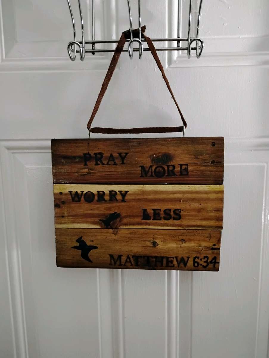 WOOD WALL SIGN