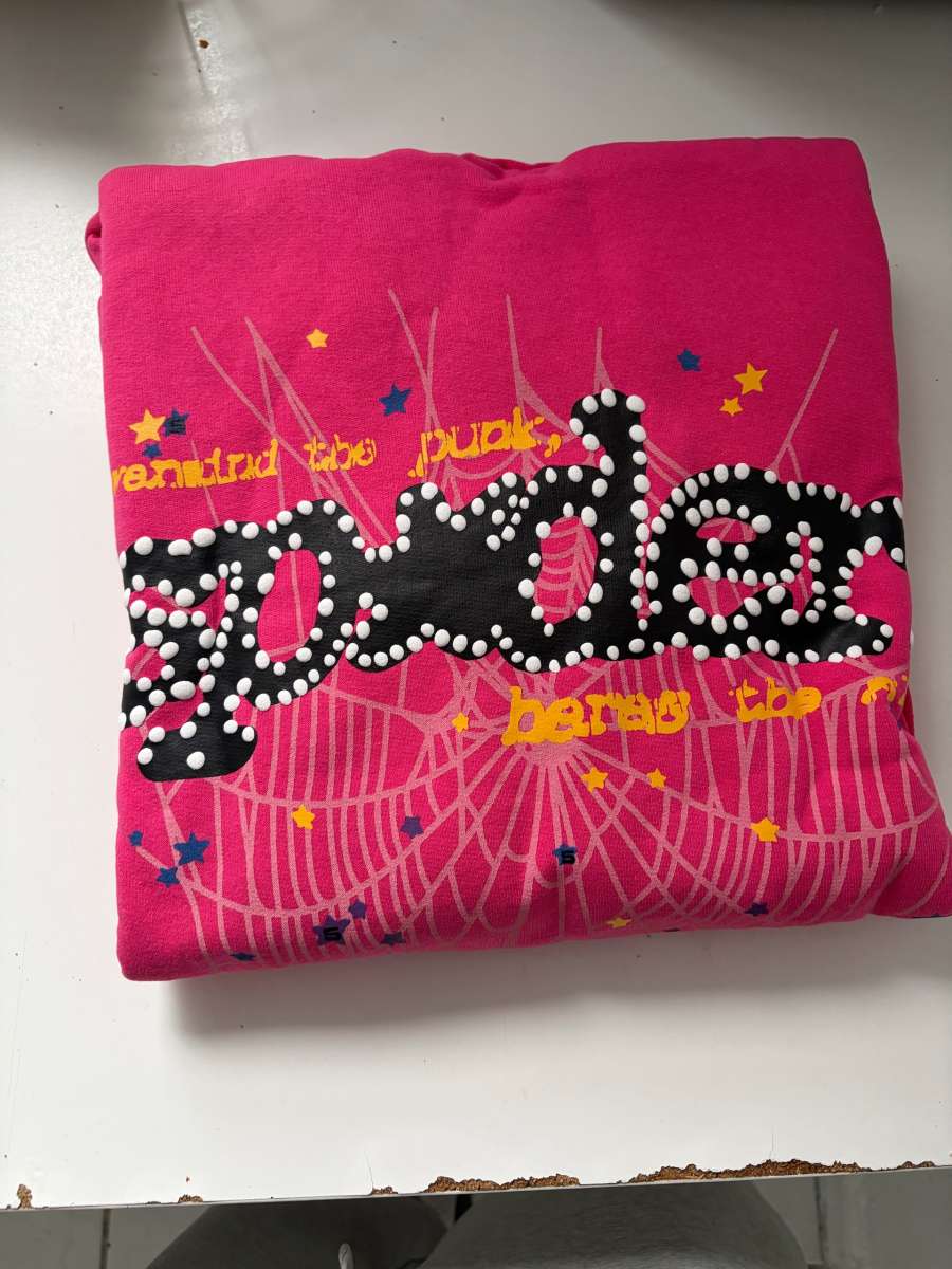 pink Sp5der hoodie