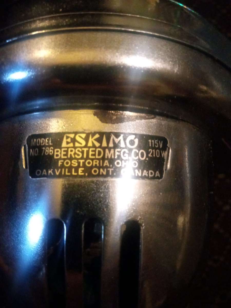Vintage Eskimo hair dryer