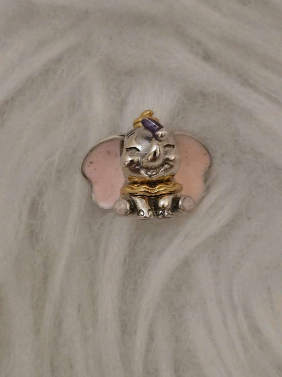 Dumbo elephant charm silver s925 for Necklace